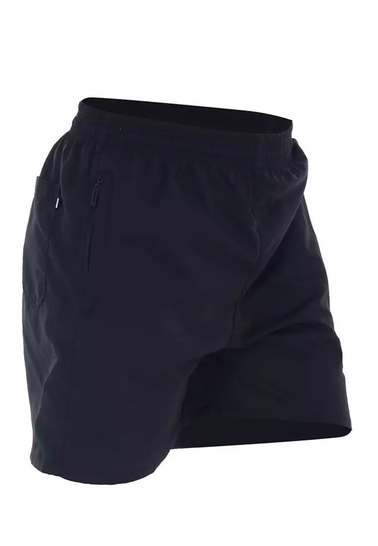 Rishham Celana Pantai Santai Pria Anti-UV Size L Sport Design Material Polyester ORIGINAL - Black