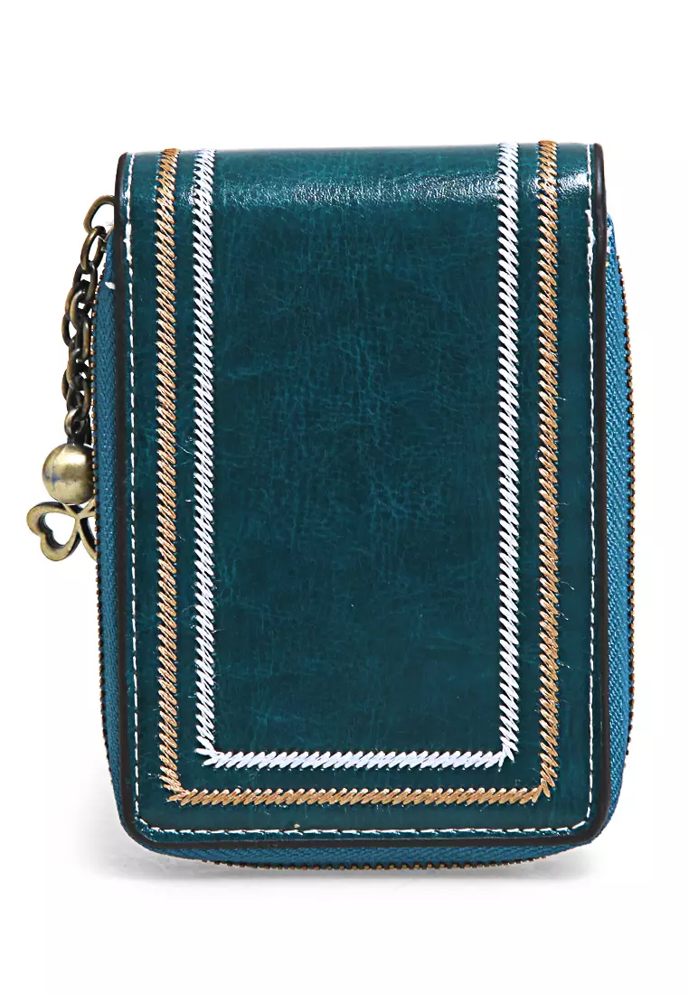 Card Wallet Dompet Kartu Wanita Mini Design Many Slot Material Leather ORIGINAL