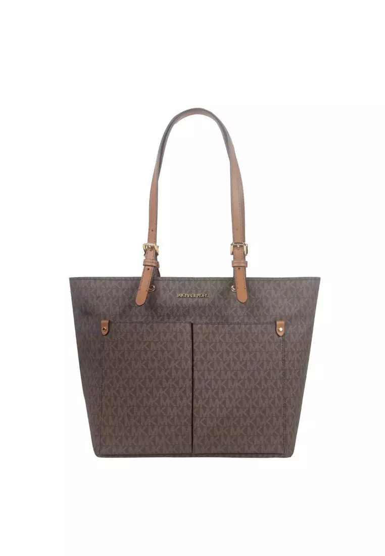 Michael kors dark brown purse clearance