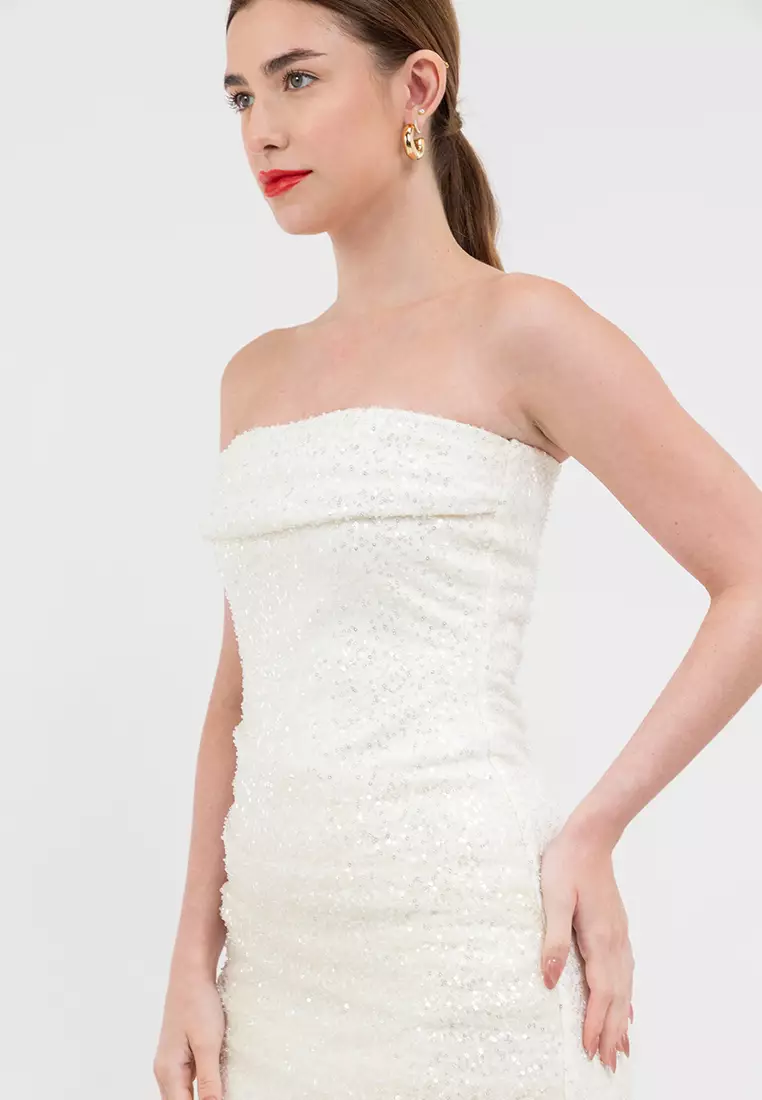 Valeria Beaded Mini Dress