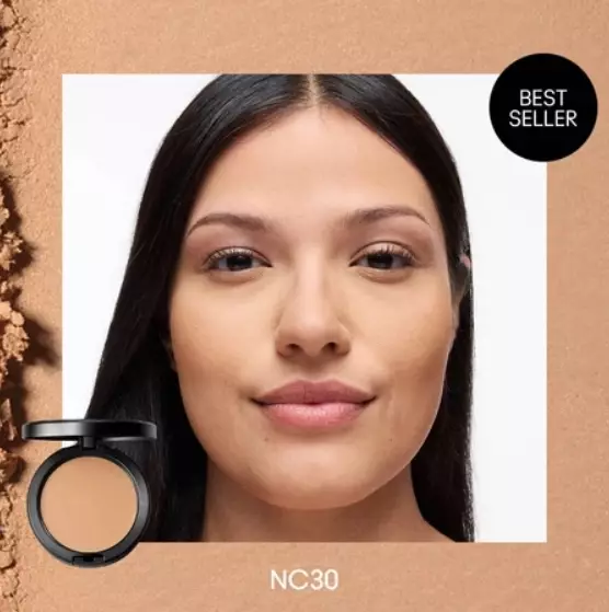NEW Mac Cosmetics Studio Fix Powder Plus Foundation (bedak) - NC30