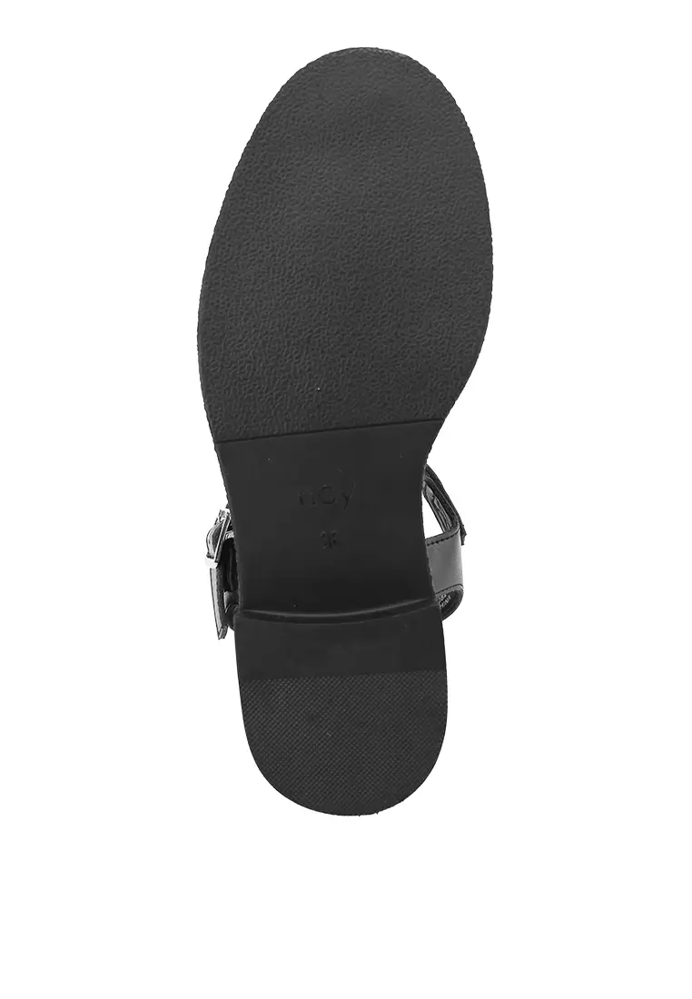 CARMEN J2384-1 Fisherman Shoes Black