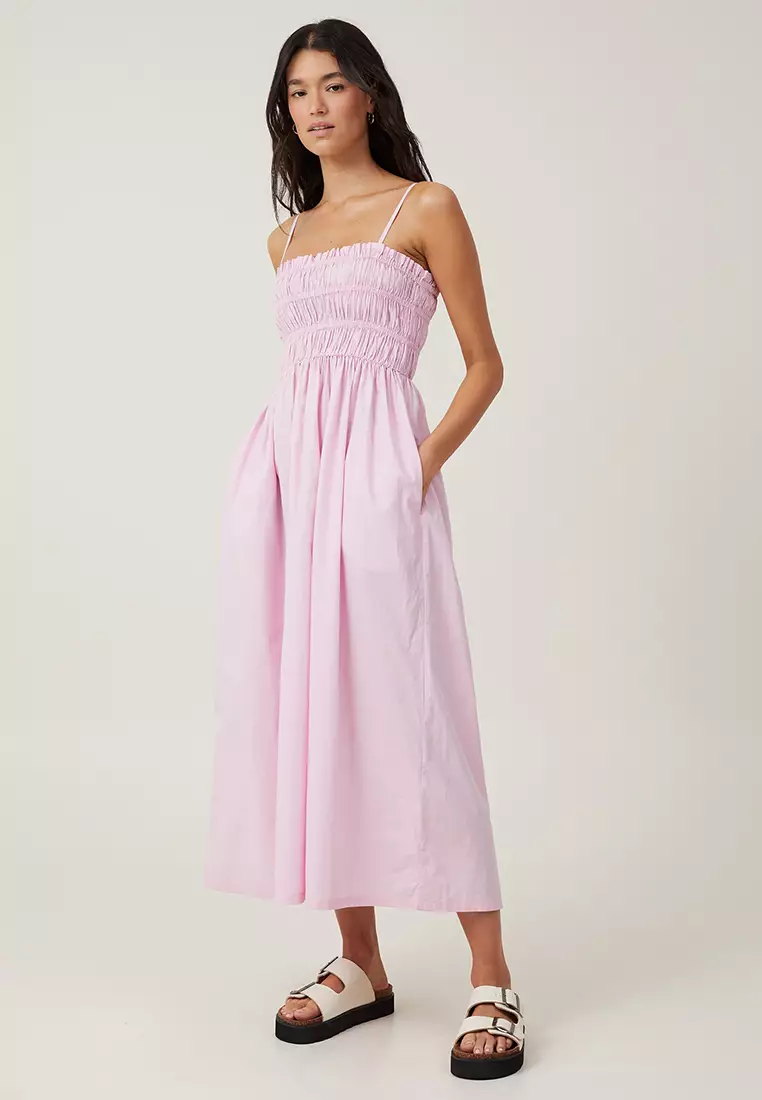 cotton on shirred dress Cotton on Shirred Tube Dress