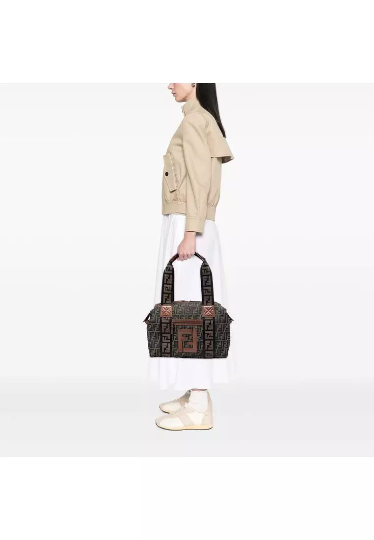 Pre-Loved Fendi Zucca Canvas Ff Tote