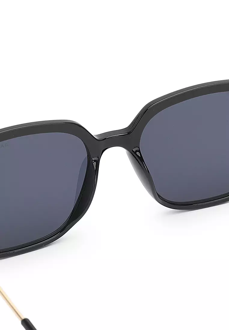 Unisex Fashion Sunglasses - Glossy Black / Grey