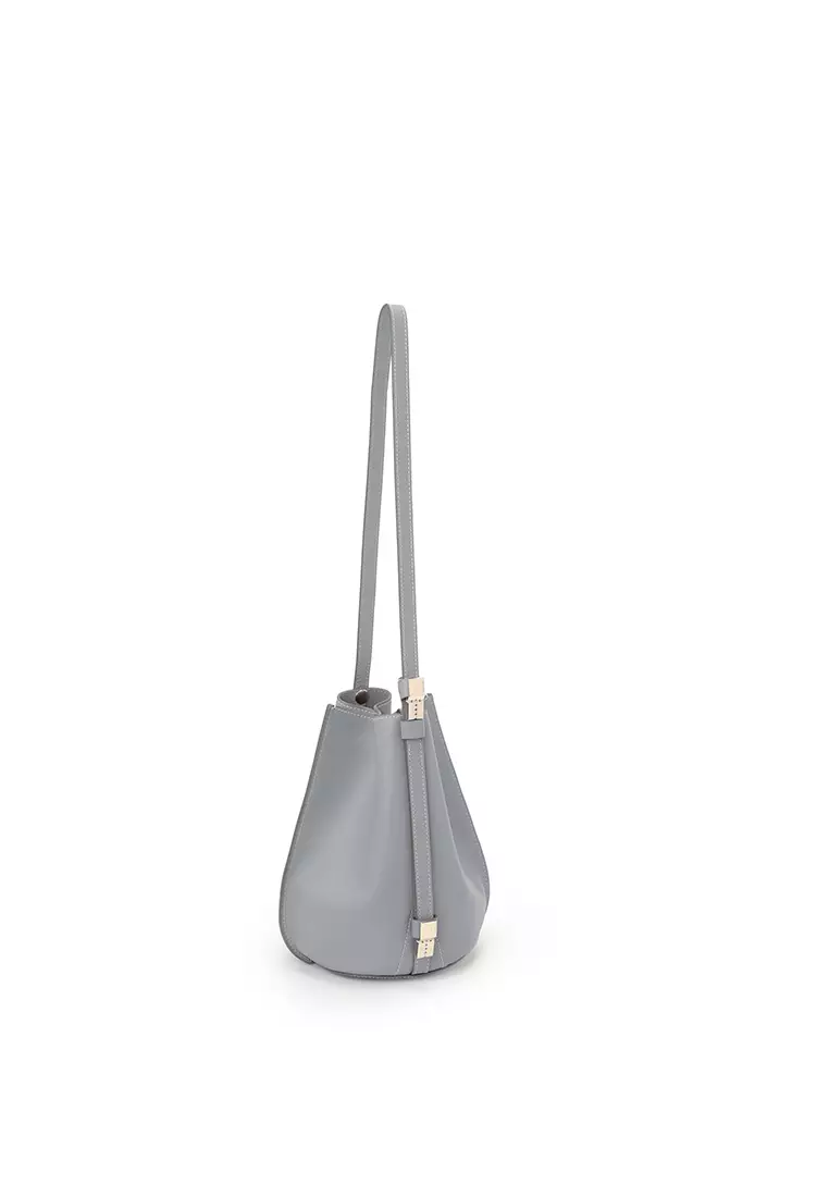 ORUKAMI Flat Hook Convertible Bucket Tote Small - Grey