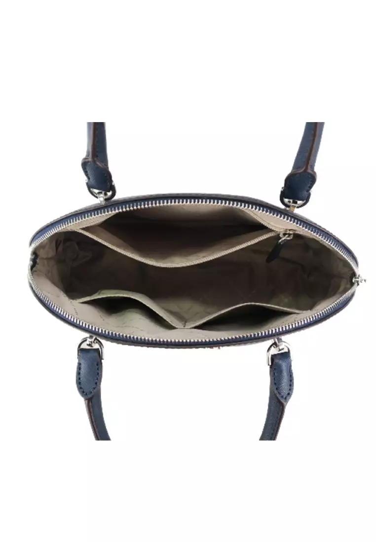 Buy MICHAEL KORS Michael Kors Emmy Large Dome Satchel Navy
