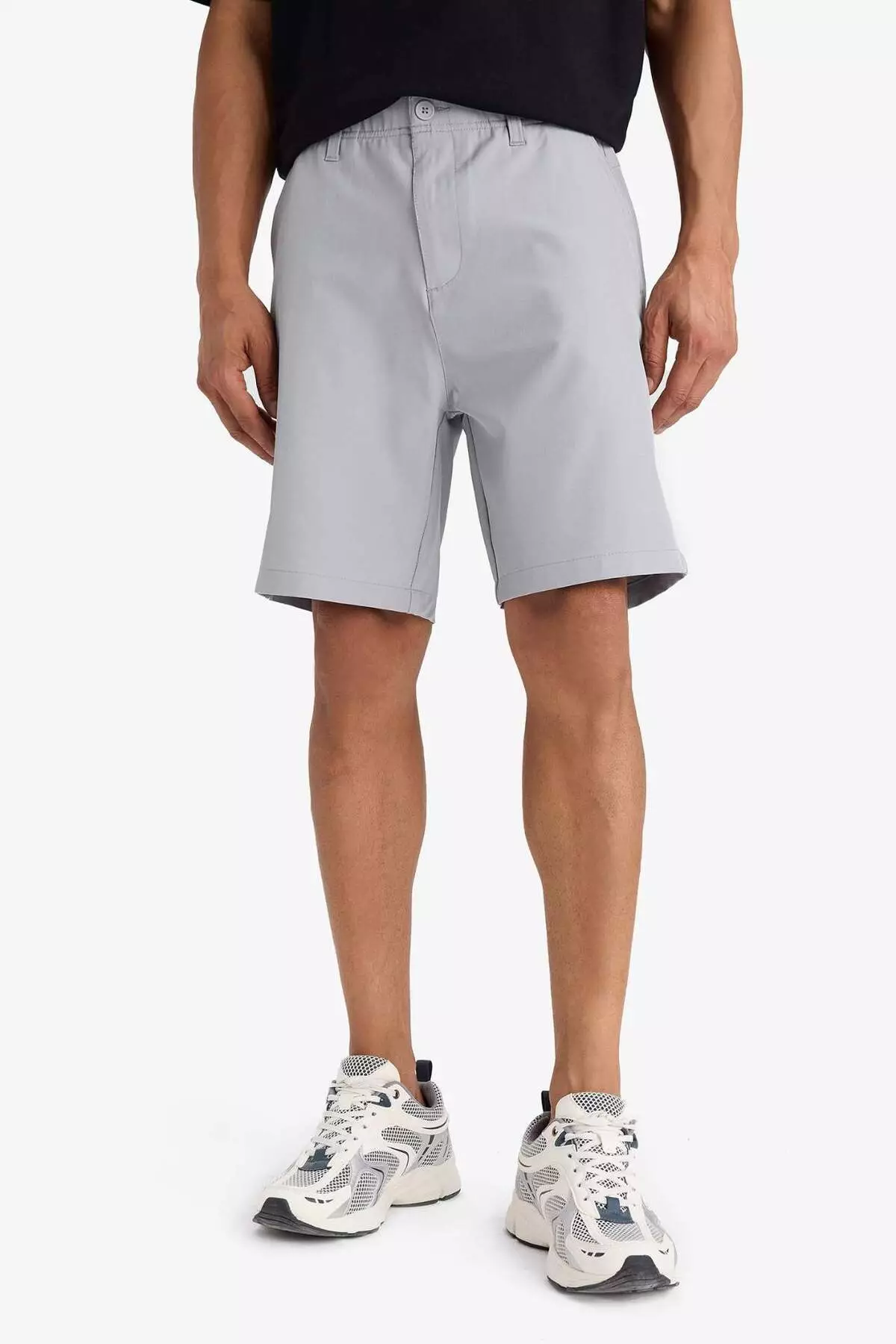 Defactofit Standard Fit Sportsman Short Leg Woven Shorts E4137Ax25Sm