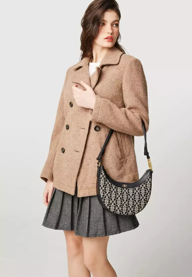 Nadia Monogram Shoulder Bag