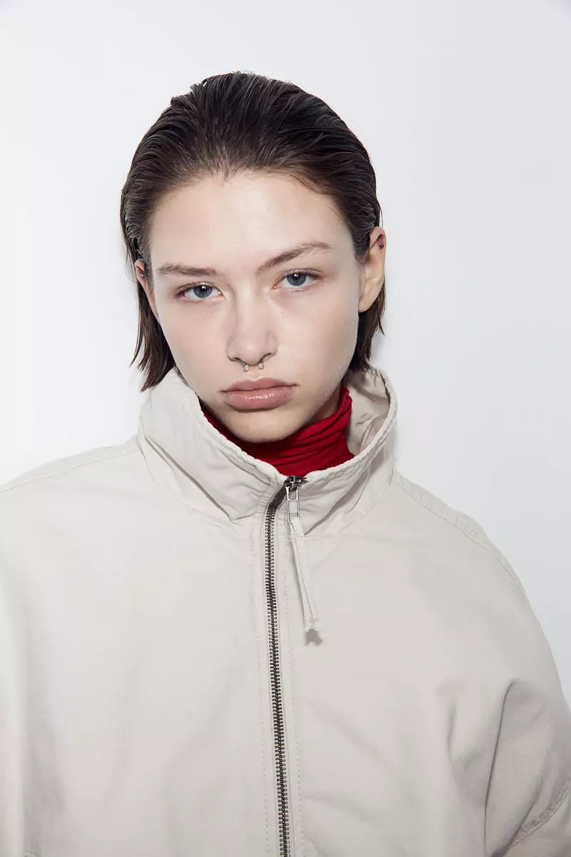 Padded bomber jacket