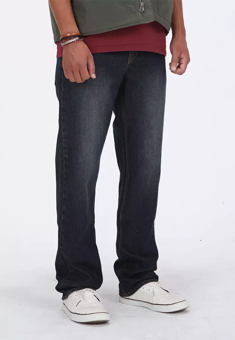 Jual Volcom MLD SOLVER MODERN FIT JEANS NEW VINTAGE BLUE Original