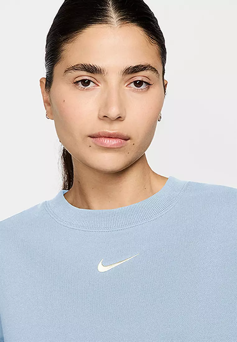 Sportswear Phoenix Fleece Loose Short-Sleeve French Terry Crop T-Shirt