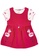Toffyhouse white and pink Toffyhouse flamingo dungaree dress in magenta 2F24EKA9111558GS_1
