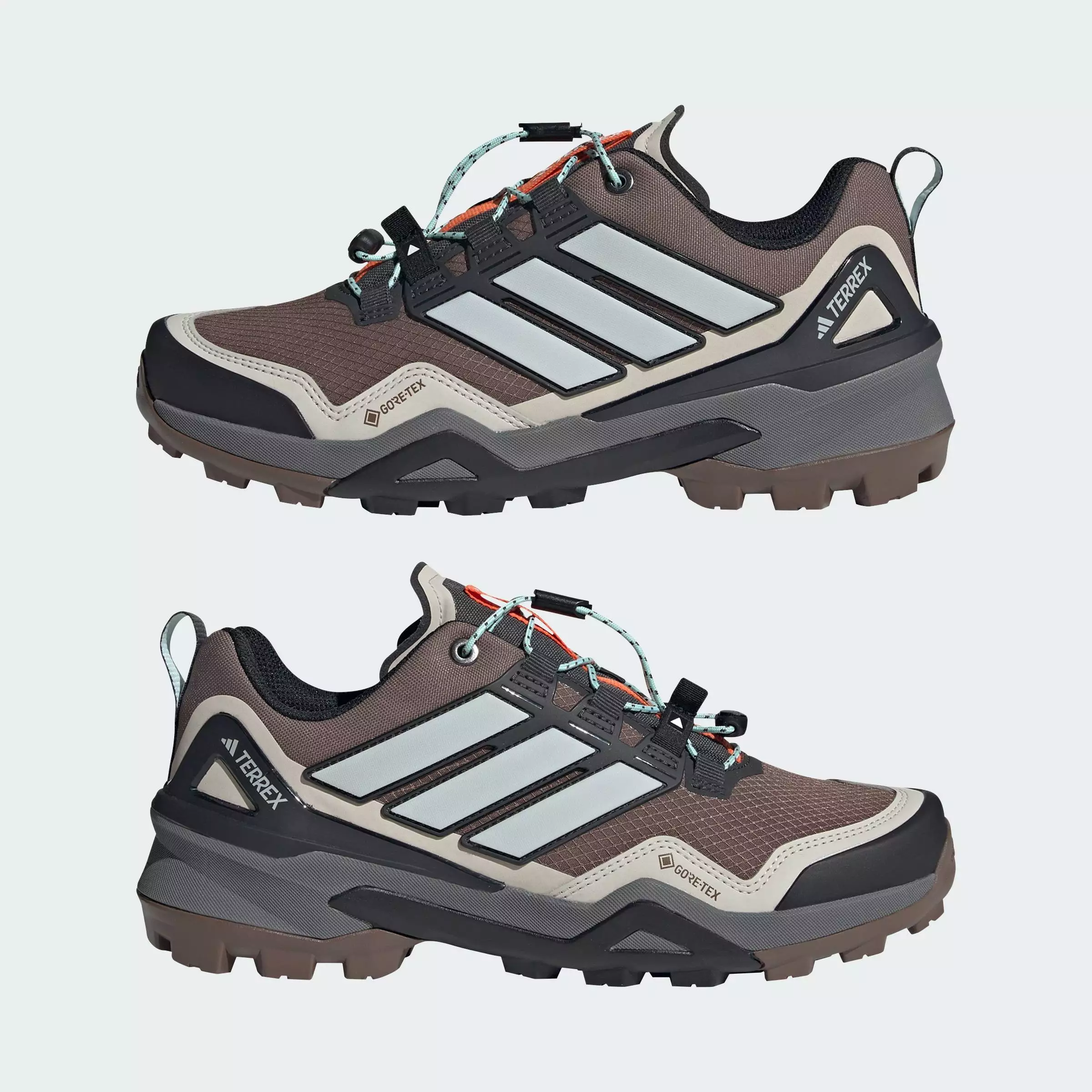 adidas gazelle silver green womens adidas Women's Terrex Skychaser AX5 Gore-Tex Hiking Shoes Brown 9