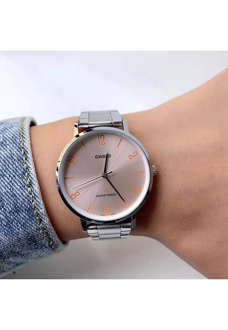 Jam Tangan Wanita Casio General LTP-VT01D-4B2 - Stainless Steel