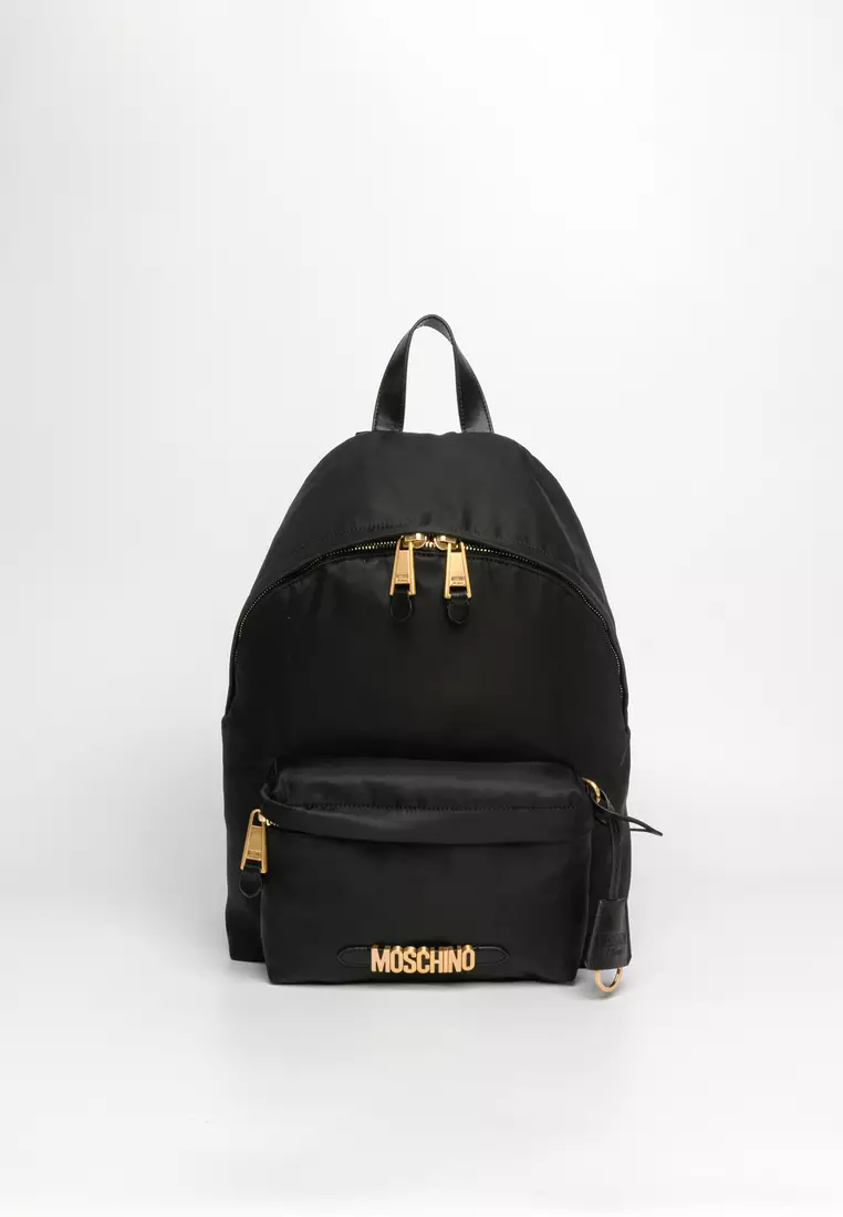 Moschino medium discount logo backpack