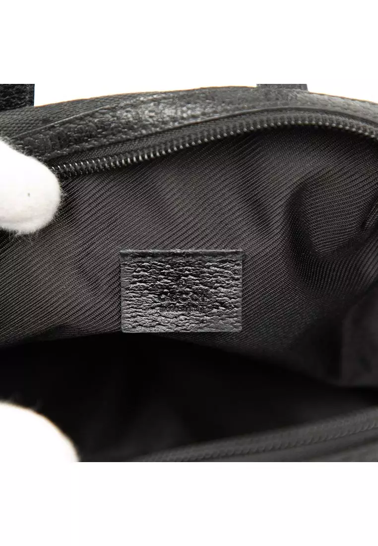Pre-Loved Gucci Mini Gg Canvas Balthus Tofu Bag