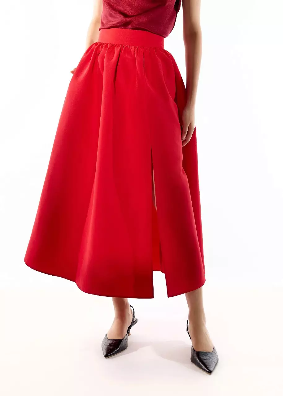 Rok Wanita - Zoe Flare Maxi Skirt