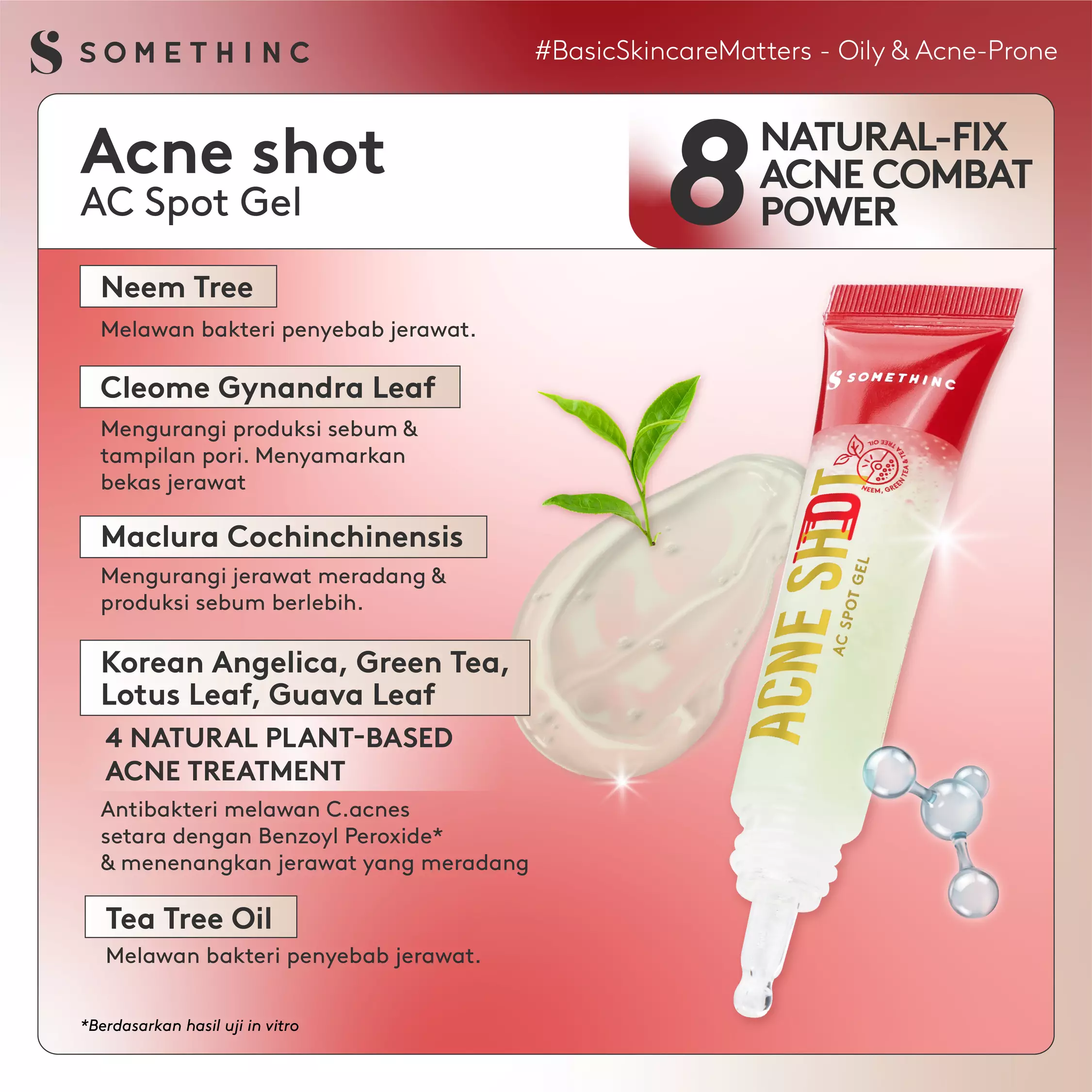 SOMETHINC Acne Shot AC Spot Gel - Obat Totol Jerawat Anti Gosong