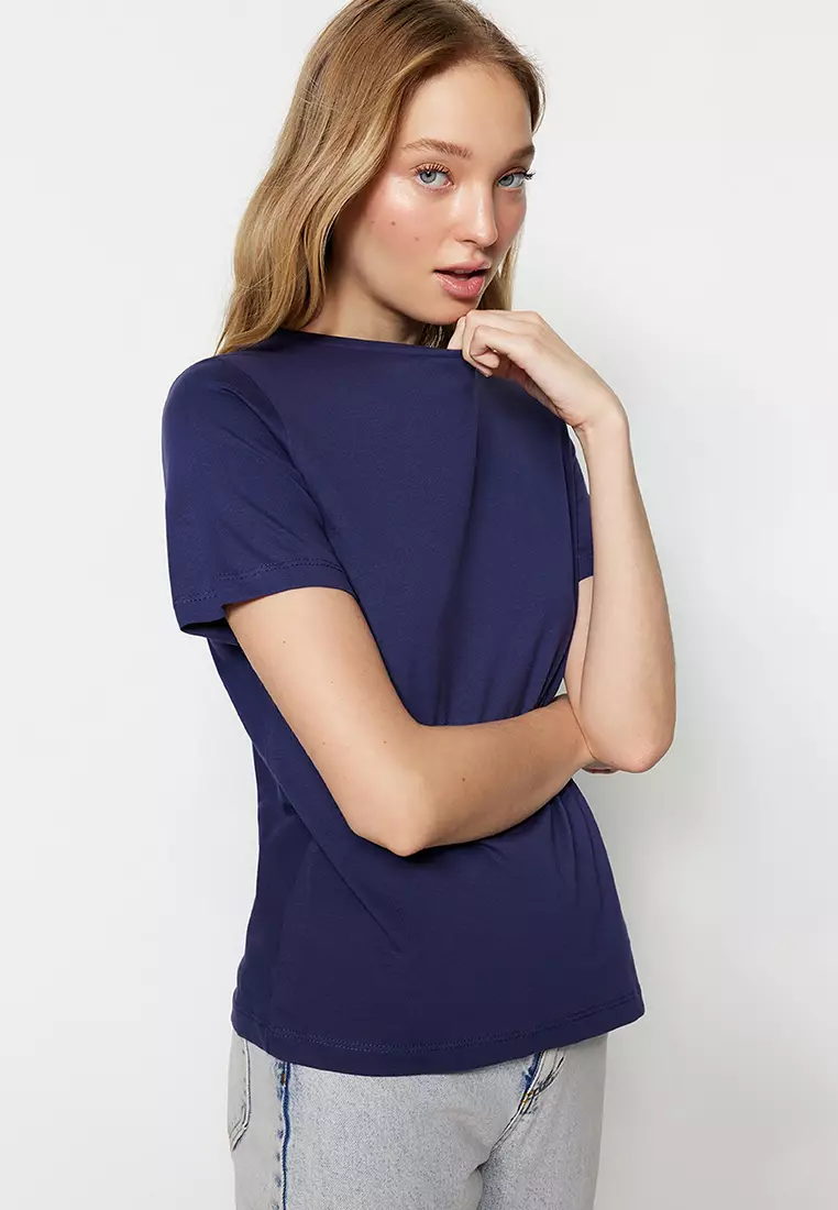 Cotton Crew Neck T-Shirt