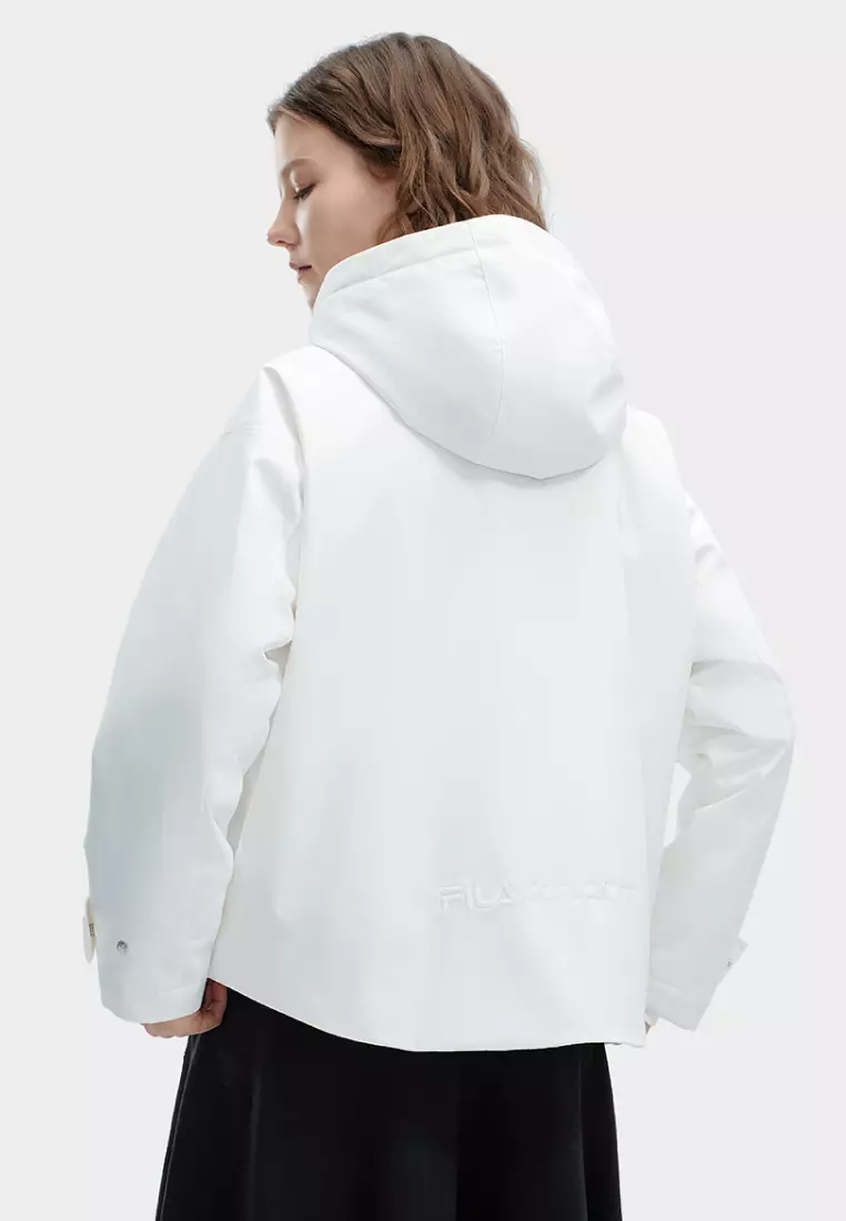 Fila white jacket womens store