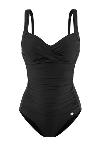 Sunseeker black Solids D Cup One-piece Swimsuit 5B044USA21E994GS_1