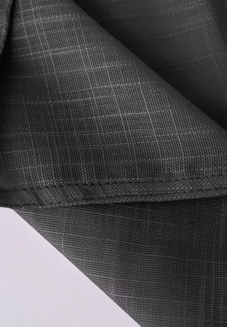 Cotton Bee - Nakeya Shawl | Hijab Pashmina | Viscose Linen - Shine Black