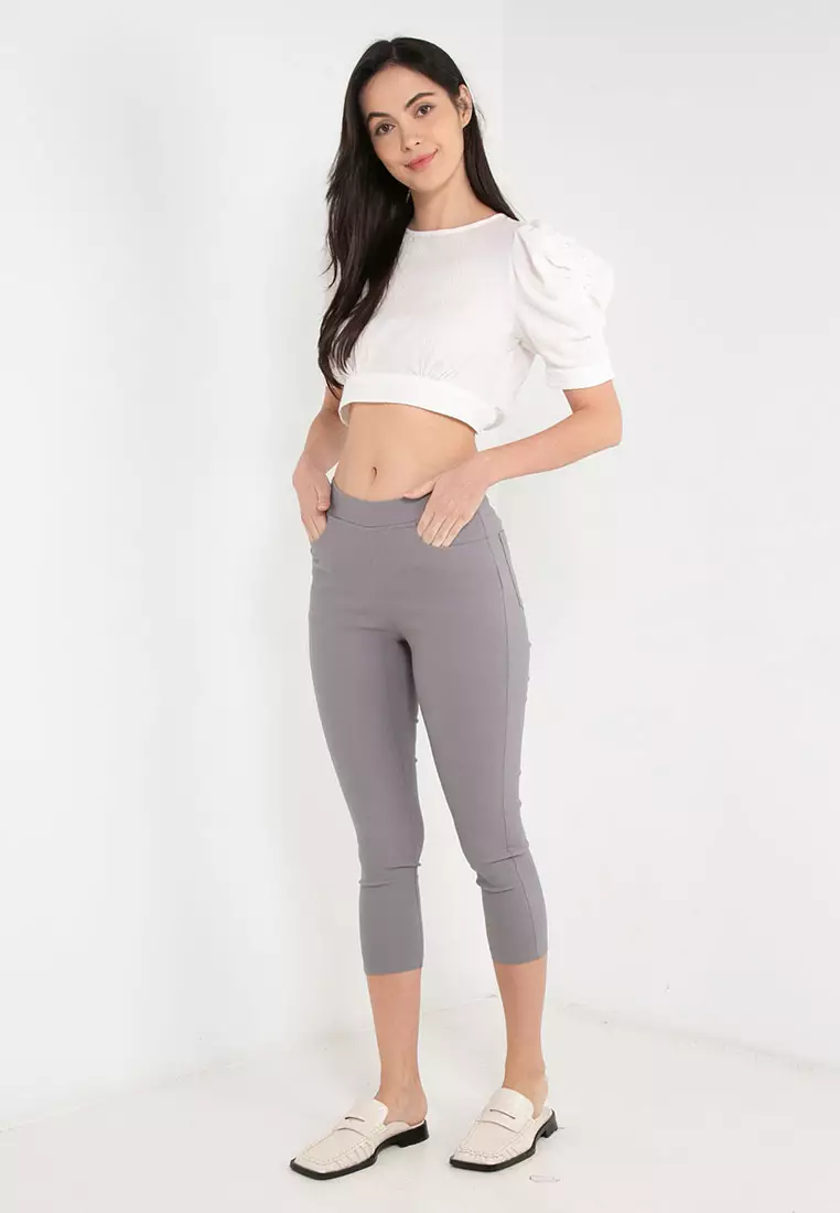 Elastic jeggings clearance