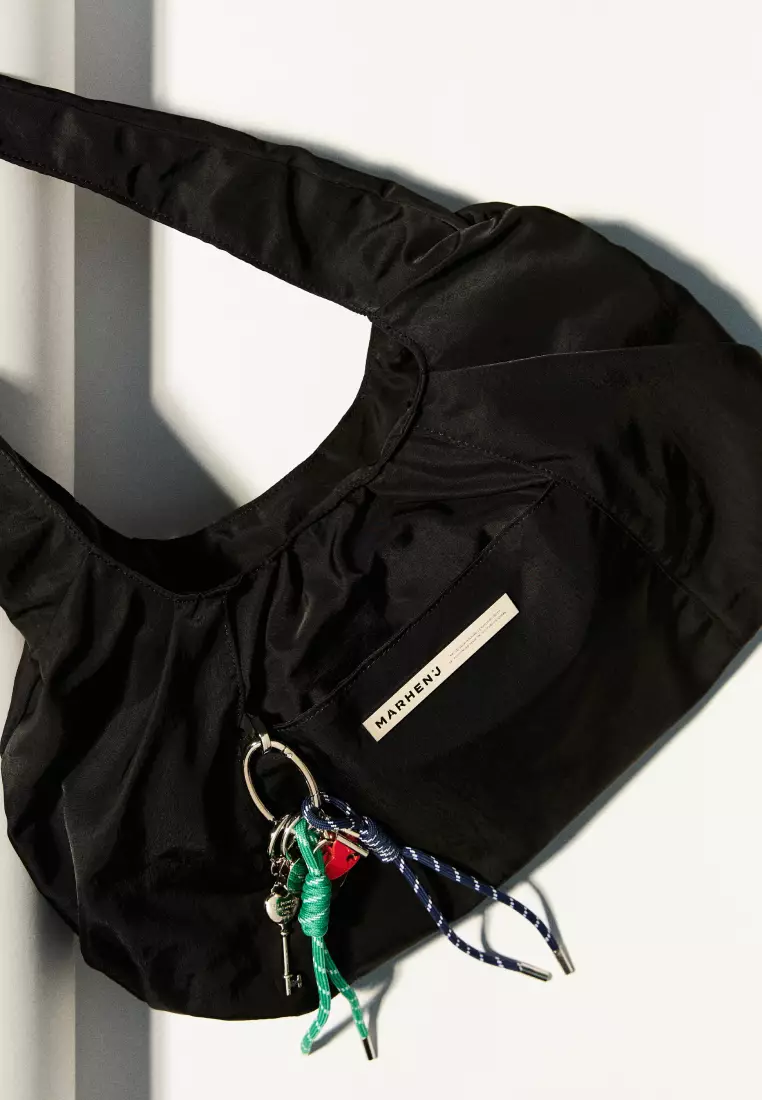 AIRY NYLON Nylon Crossbody Bag Black
