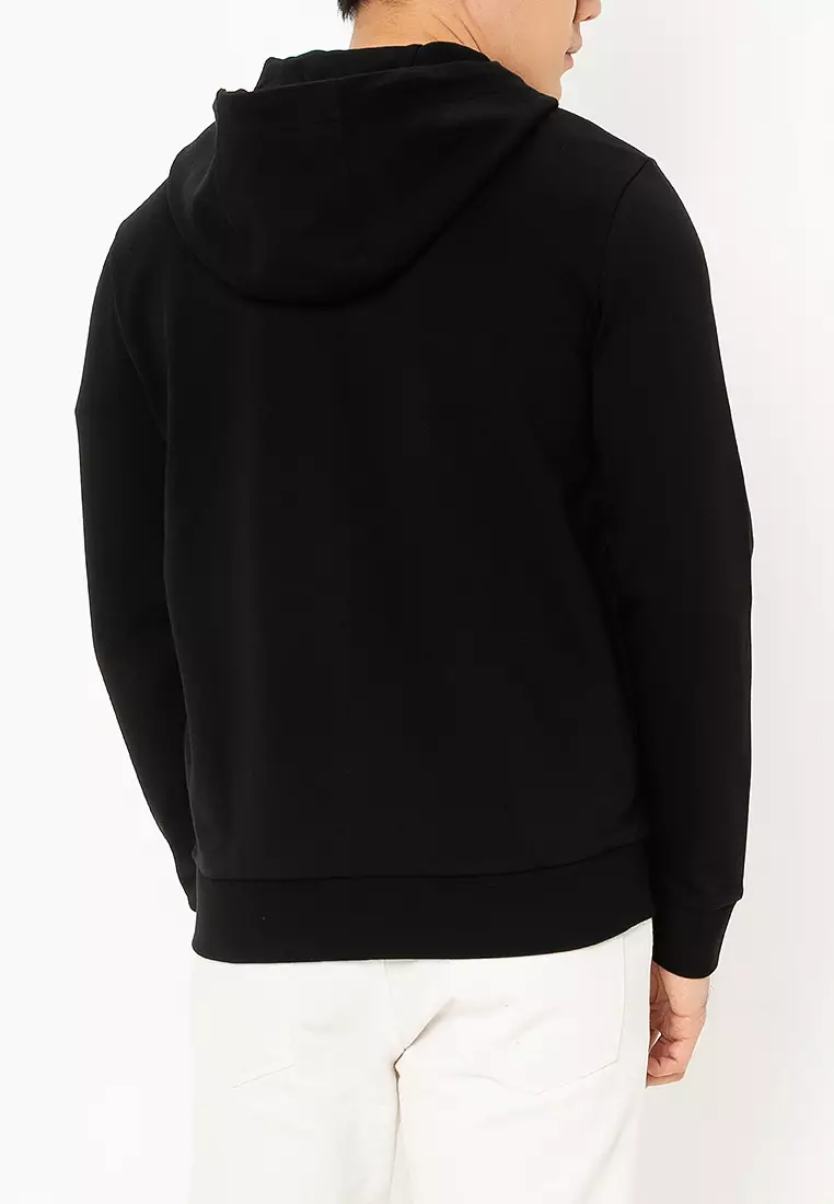 Double B 印花拉鍊連帽衛衣 - BOSS Business