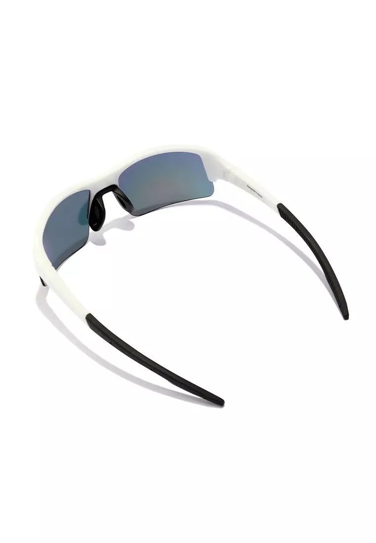 HAWKERS White Nebula BAT Sunglasses for Men and Women, Unisex. UV400 Protection. Official Product designed in Spain