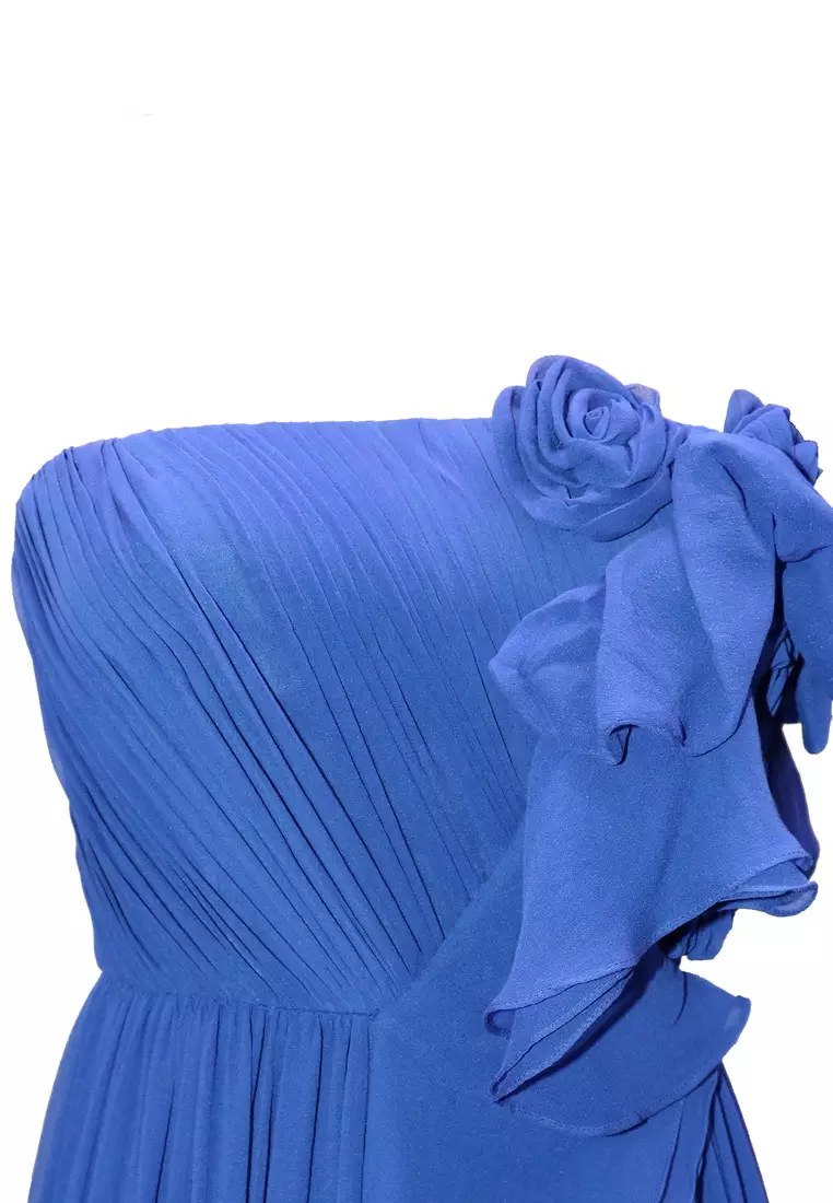 Romantic Effortless Silk Chiffon Evening Dress