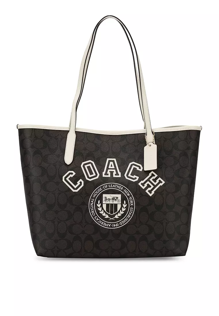 Buy Coach City Tote In Signature Canvas (nt) 2023 Online | ZALORA ...