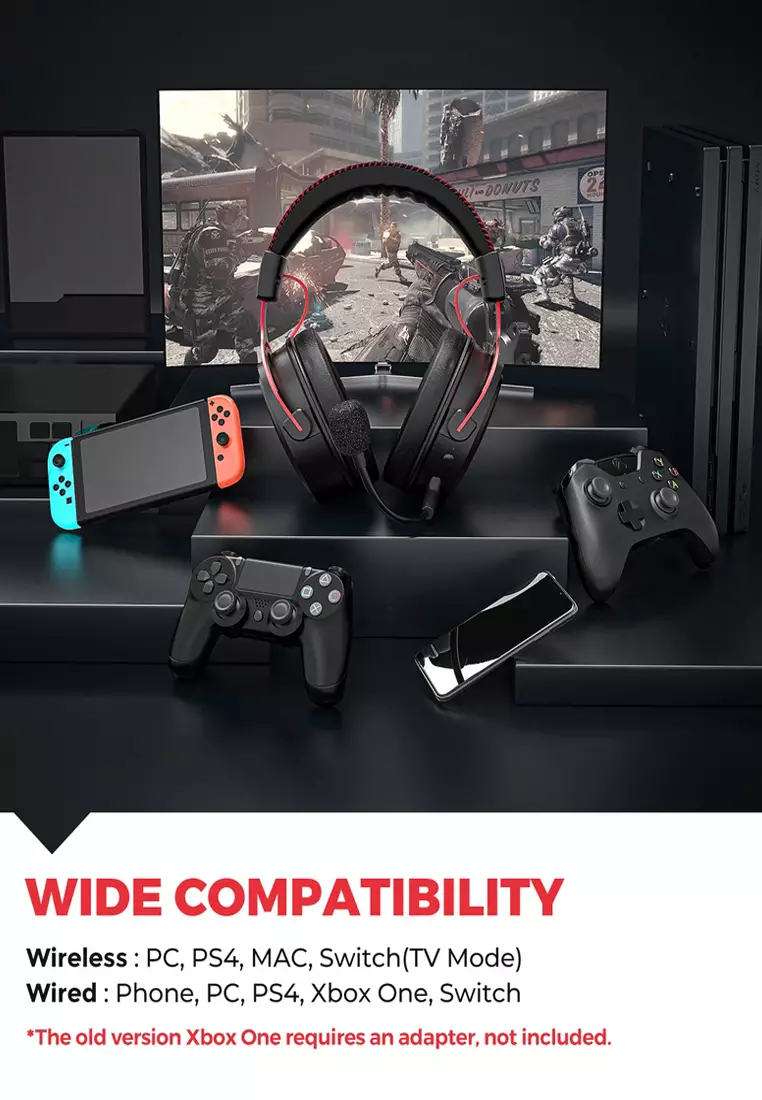 Buy Mpow Mpow Air Pro 2.4G Wireless Gaming Headphone 7.1 Surround