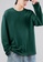 Twenty Eight Shoes green VANSA Solid Color Long-sleeved T-Shirt VCM-T3001 E37B5AAE4CCF98GS_2