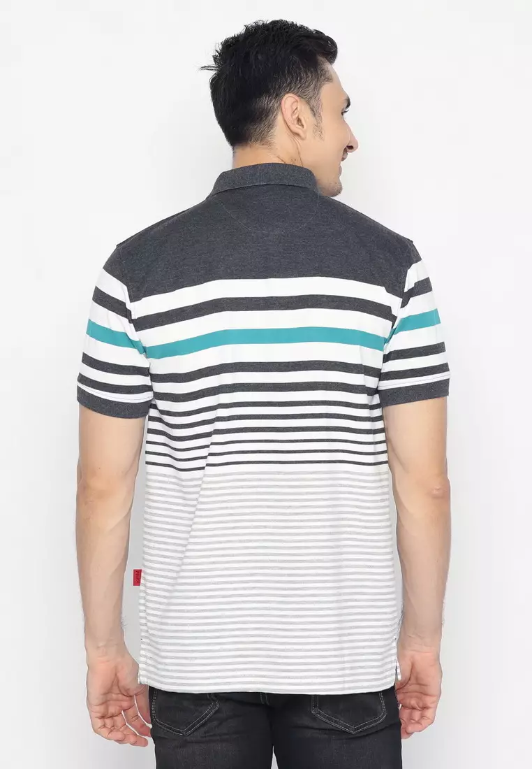 POLICE Polo Shirt Krah Polos Pria 207650021