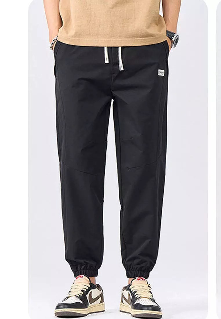 型男休閒束腳褲