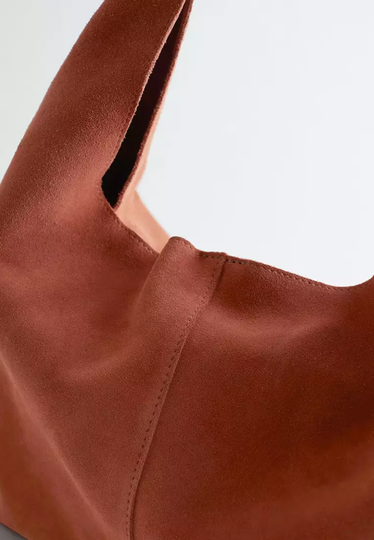 Large Suede Tote Bag