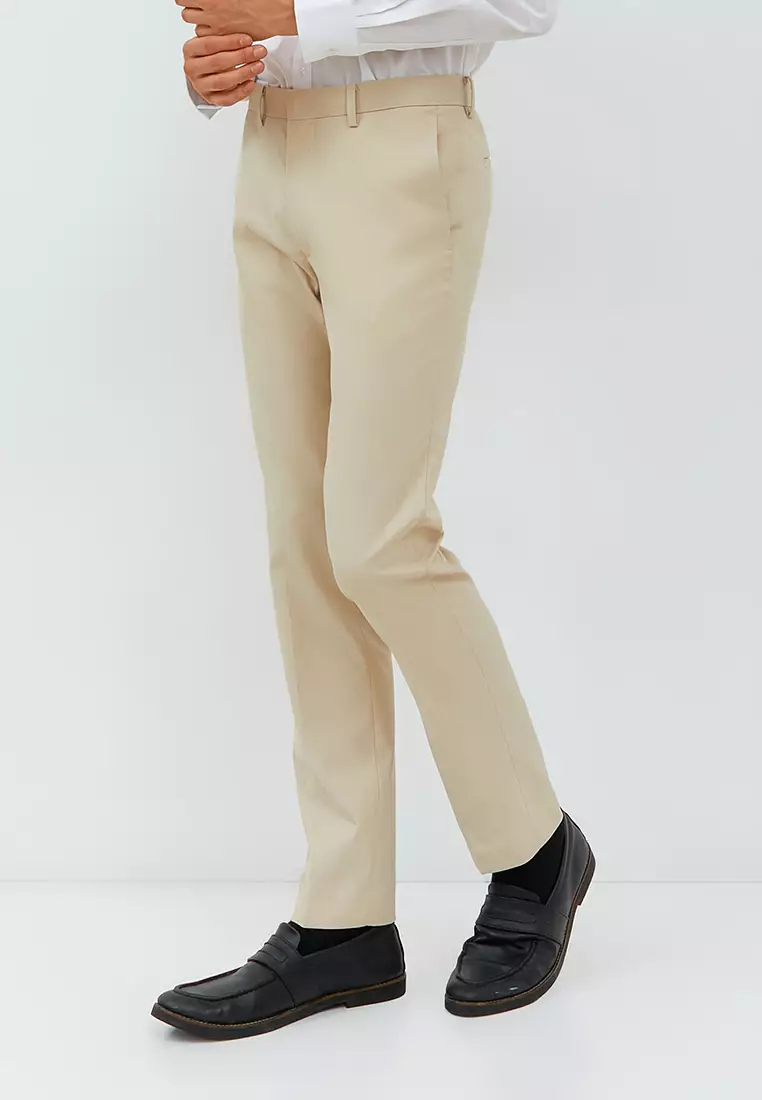 Jobb Torrance-B Celana Panjang Modern Slim Fit Light Khaki