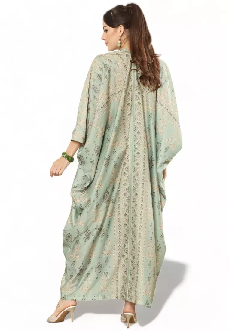 Kanzi Exclusive Long Sleeve Songket Kaftan