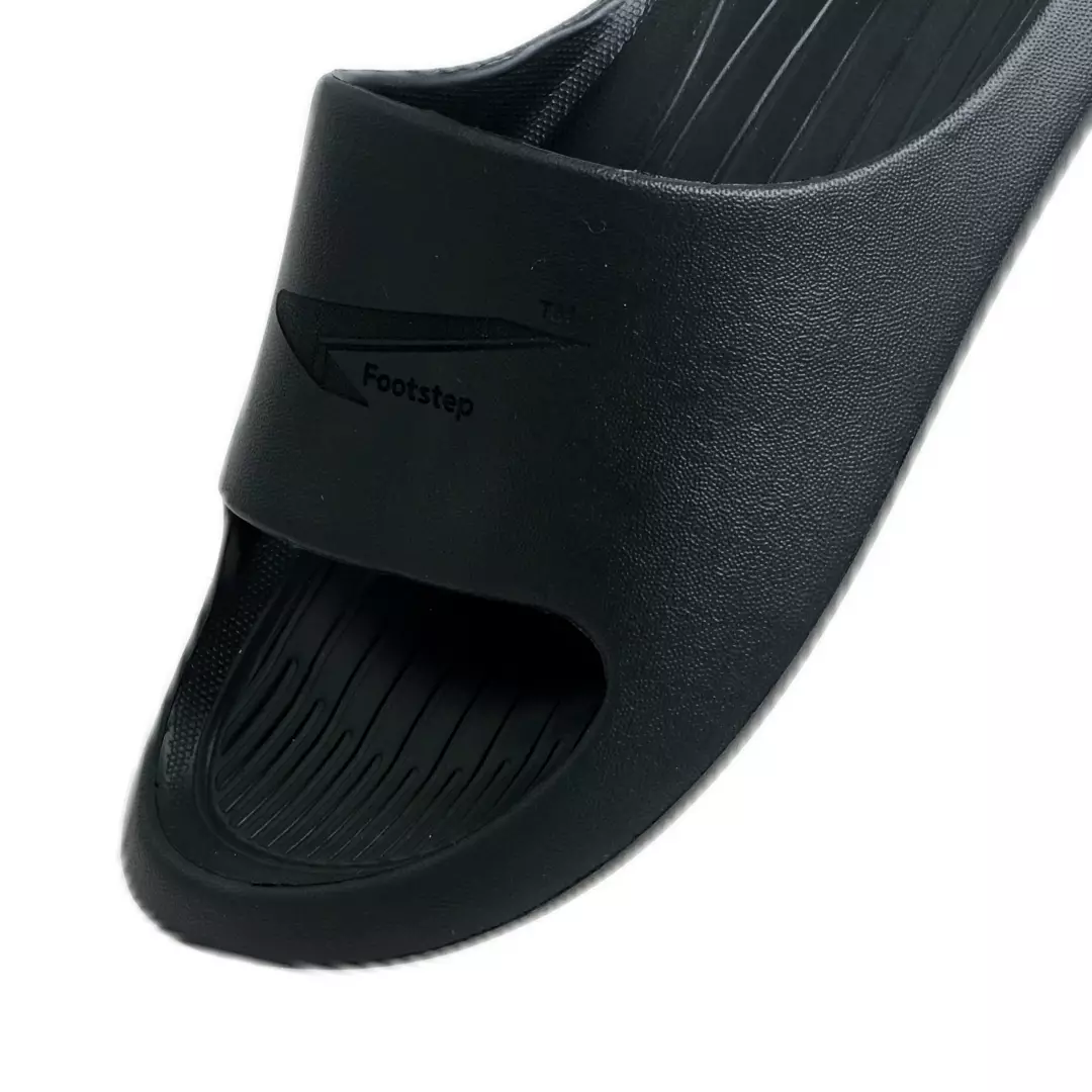 Footstep Footwear Sandal Pria Slide Hocky Black Original