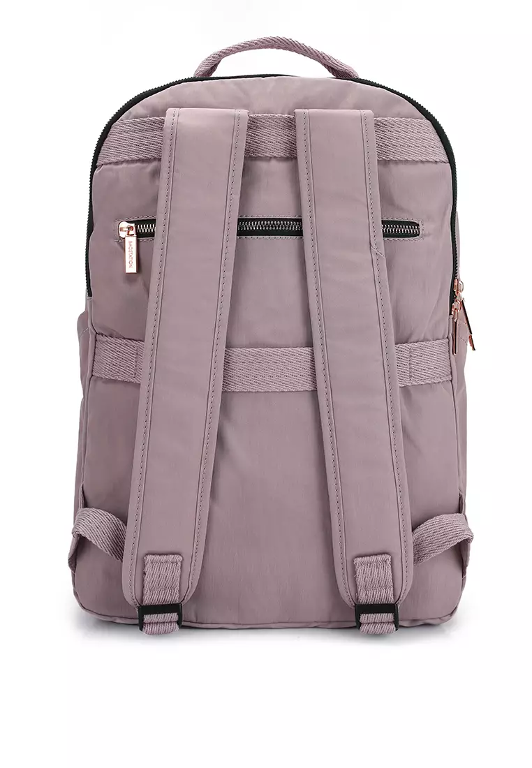 Buy BAGSTATION Rose Gold Series Crinkle Nylon Backpack 2024 Online ...