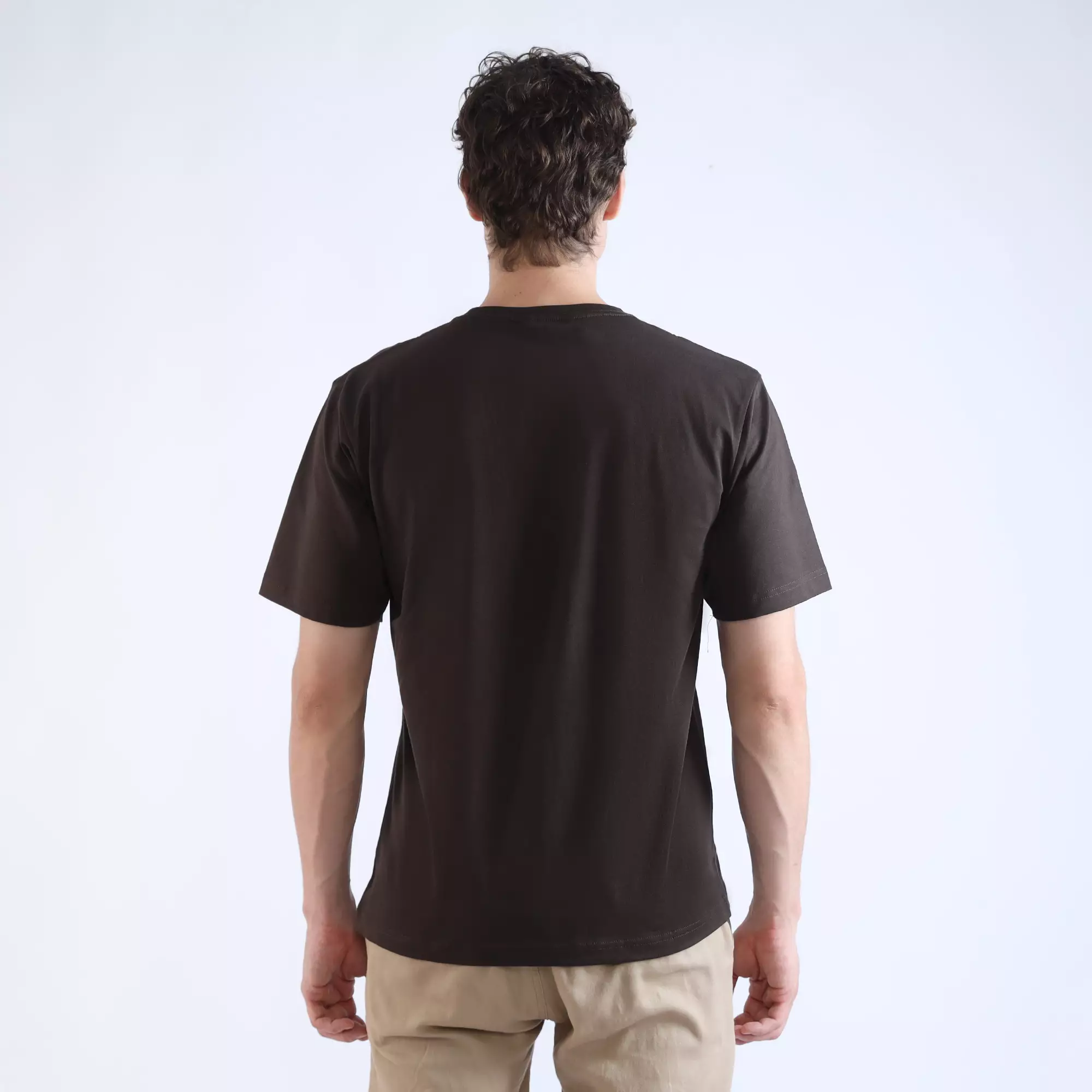 Larusso Regular Fit Premium Pocket Tee - Chocolate Torte
