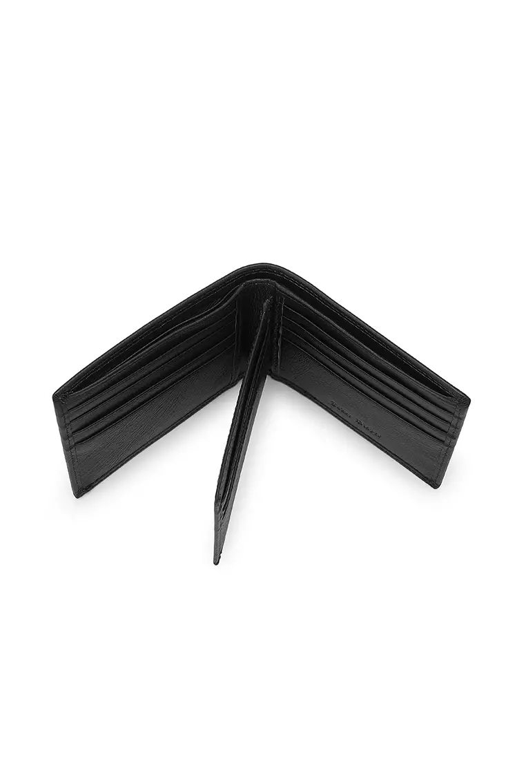 Gift Set - Leather RFID Wallet + 35mm Automatic Buckle Belt (Set Hadiah - Dompet RFID Pria & Sabuk Otomatis Belt Pria) - Hitam