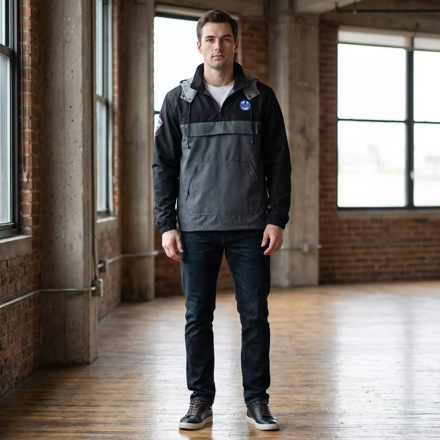 Jacket Cagoule Taslan Hoodie Windproof