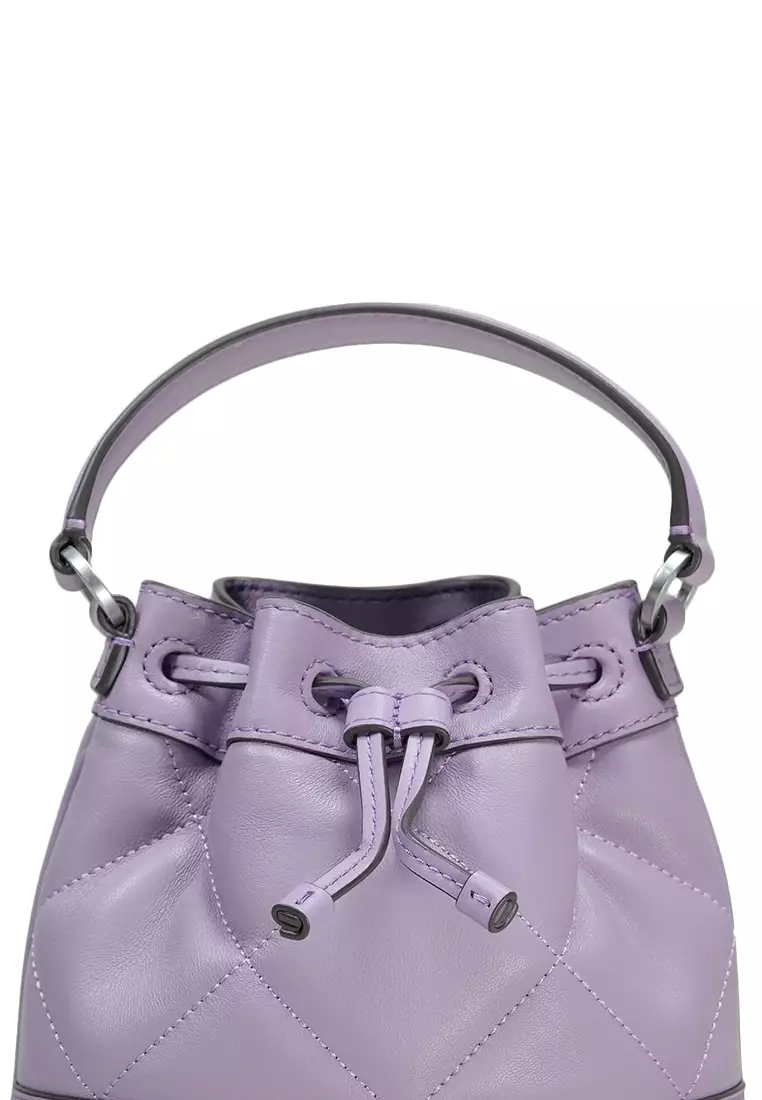 Jual TORY BURCH Willa Soft Quilt Mini Bucket Bag Catmint Original