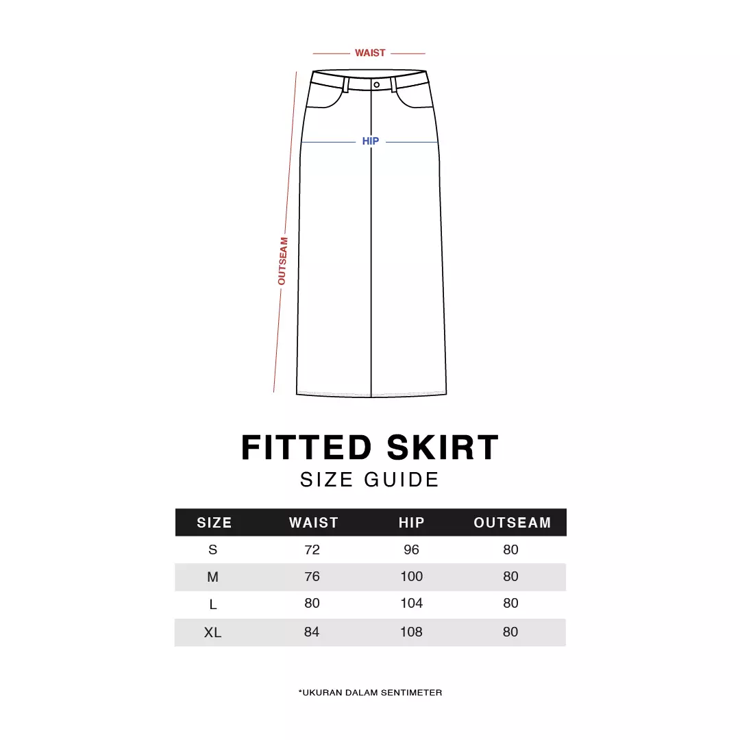 Jual FOD Rok Midi Heyon Medium Blue Original 2026 | ZALORA Indonesia