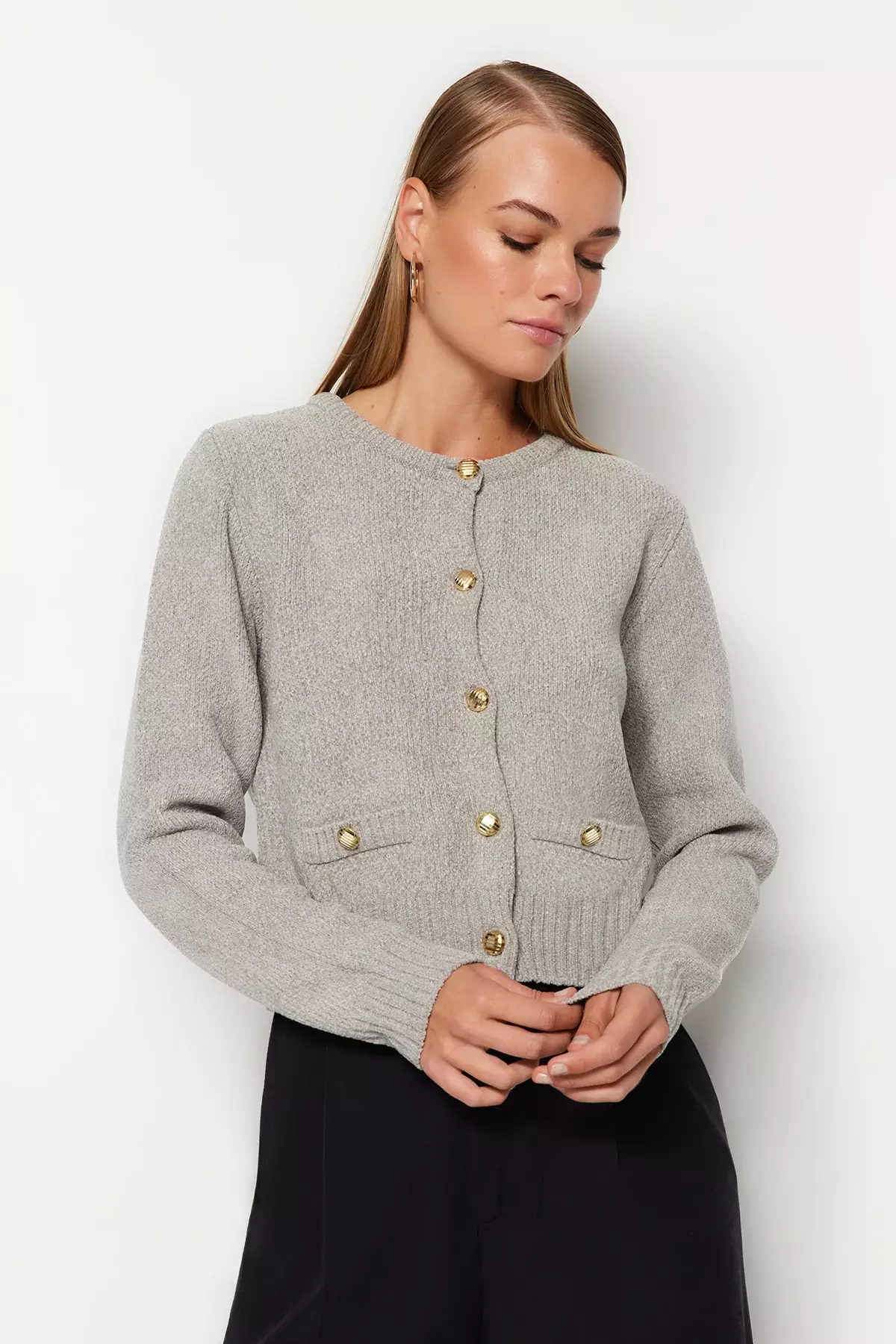 Premium Button Cardigan