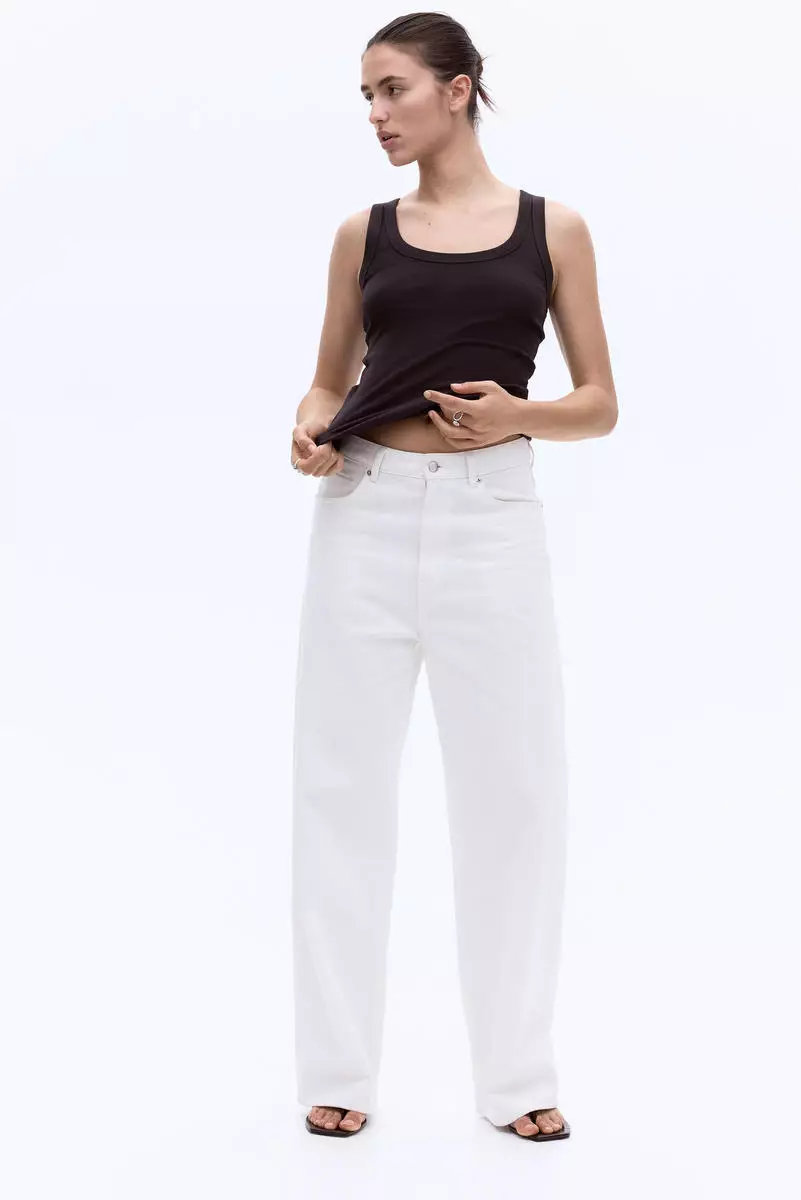 Fitted vest top
