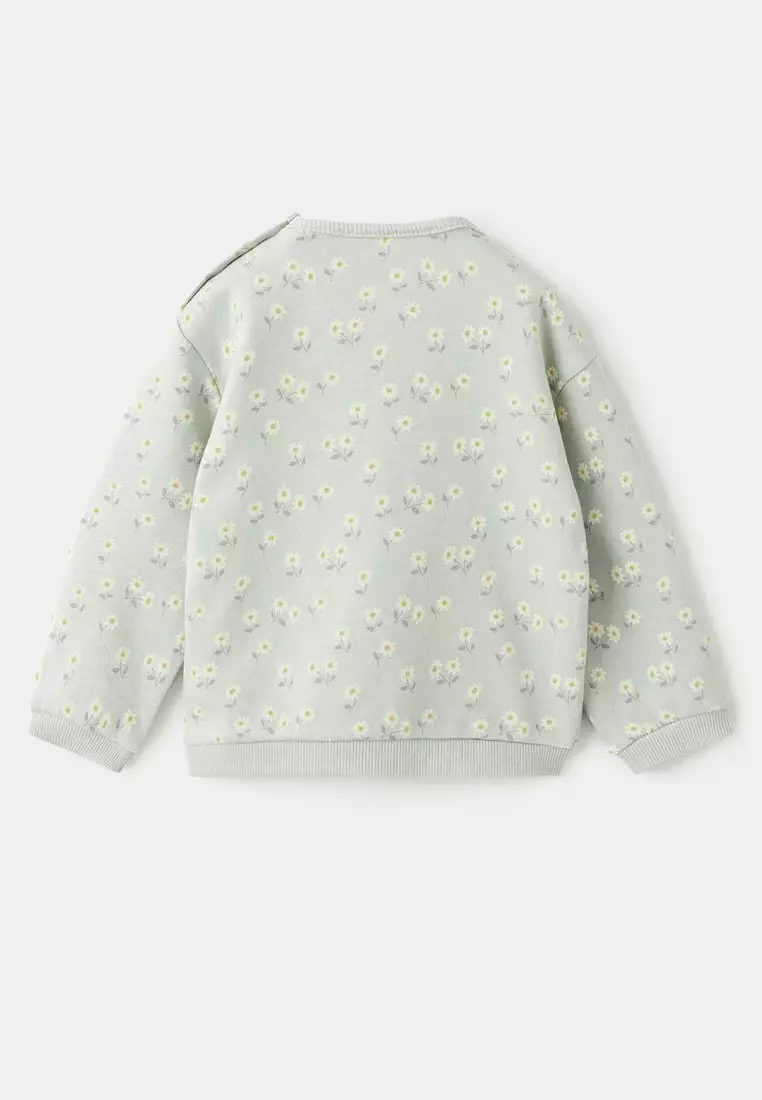 Floral Printed Sweatshirt